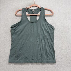 Athleta Tank Top Womens 1X Green Momentum Camisole Racerback Athletic Yoga